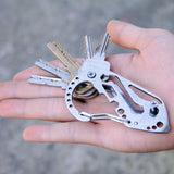 Multifunctional Quickdraw Key Holder Stainless Steel Carabiner